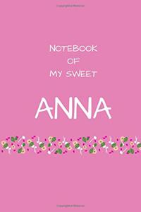 Notebook of my sweet Anna
