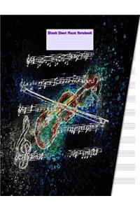 Blank Sheet Music Notebook