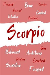 Scorpio Zodiac Personality Journal