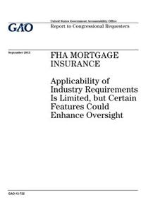 FHA mortgage insurance