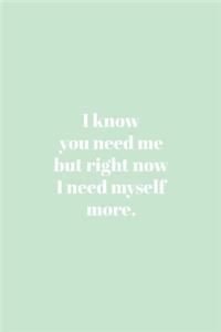 Mint Feelings Notebook