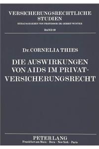 Die Auswirkungen von AIDS im Privatversicherungsrecht