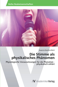 Stimme als physikalisches Phänomen