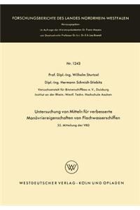 Untersuchung von Mitteln für verbesserte Manövriereigenschaften von Flachwasserschiffen