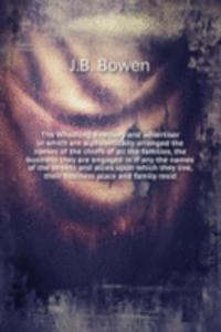 THE WHEELING DIRECTORY AND ADVERTISER I