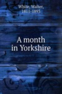 month in Yorkshire