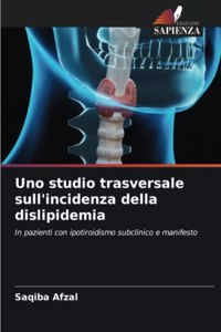 Uno studio trasversale sull'incidenza della dislipidemia