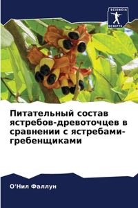 Питательный состав ястребов-древоточцев