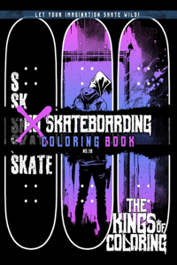 Skateboarding Coloring Book