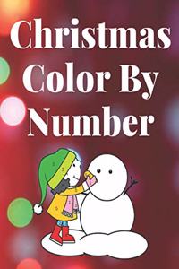 Christmas Color By Number