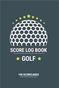 Golf Score Log Book, Golf score counter, Golf score cards