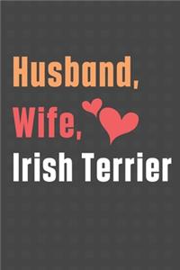 Husband, Wife, Irish Terrier