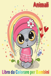 Animali Libro da Colorare per Bambini