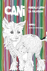 Mandala Libro da colorare - Disegni Anti stress Animali - Animali - Cani