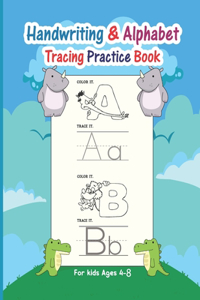 Handwriting & Alphabet Tracing Practice Book For Kids