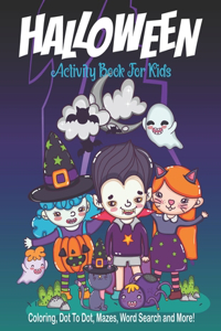 Halloween Activity Book for Kids
