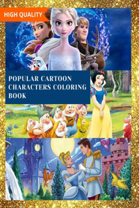 High Quality Popular Cartoon Characters Coloring Book