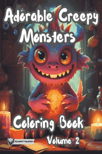 Creepy Adorable Monsters Coloring Book