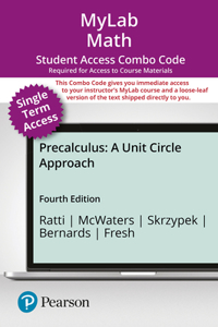 Mylab Math with Pearson Etext -- 18-Week Combo Access Card -- For Precalculus