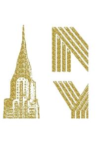 ICONIC Gold Chrysler Building sir Michael Drawing Journal