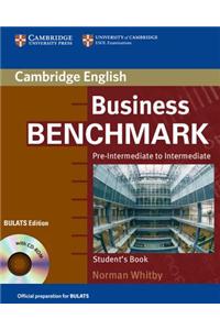 Business Benchmark Pre-Intermediate to Intermediate Student's Book with CD ROM BULATS Edition