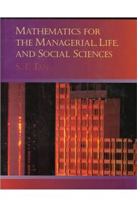 Mathematics for Management, Life and Social Sciences