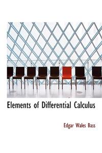 Elements of Differential Calculus