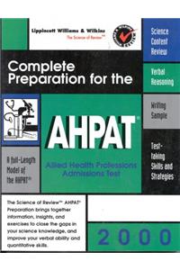 Complete Preparation for the APHAT 2000 Edition: Allied Health Professions Admission Test