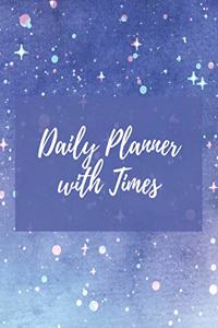 Daily Planner with Times