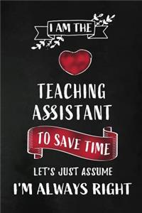 I am the Teaching Assistant