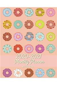 2020-2021 Monthly Planner with Ruled Blocks Donuts: 2 Year Planner with Holidays: 24-Month Planner Calendar See it Bigger and Plan Ahead Goal and Productivity Planner Action Plan, Time Management, Sel