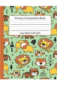 Primary Composition Book Line Rule 5/8 inch