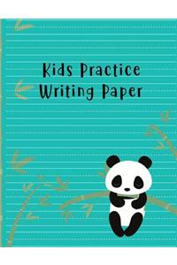 Kids Practice Writing Paper