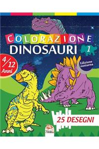 colorazione dinosauri 1 - Edizione notturna