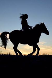 Horseback Rider at Sunset Journal: 150 Page Lined Notebook/Diary