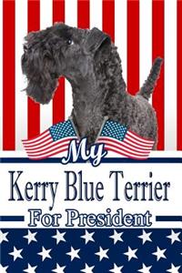 My Kerry Blue Terrier for President: 2020 Election Family Recipe Book Journal Notebook 120 Pages 6x9