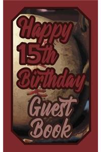 Happy 15th Birthday Guest Book