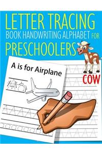 Letter Tracing Book Handwriting Alphabet for Preschoolers COW