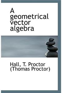 A Geometrical Vector Algebra