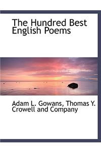 The Hundred Best English Poems