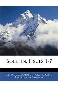 Boletin, Issues 1-7