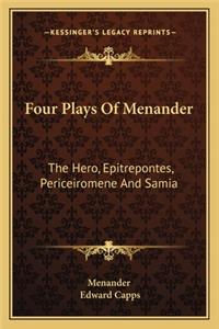 Four Plays Of Menander