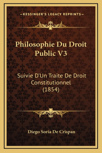 Philosophie Du Droit Public V3