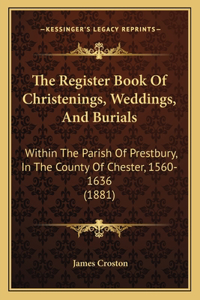 Register Book Of Christenings, Weddings, And Burials