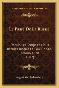 Le Passe De La Russie