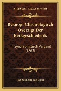 Beknopt Chronologisch Overzigt Der Kerkgeschiedenis