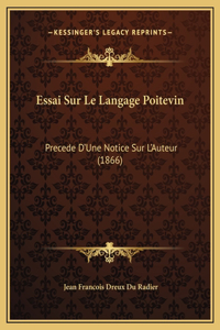 Essai Sur Le Langage Poitevin