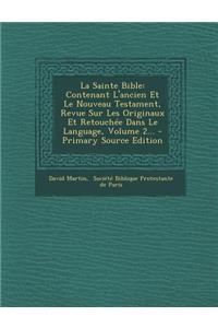 La Sainte Bible