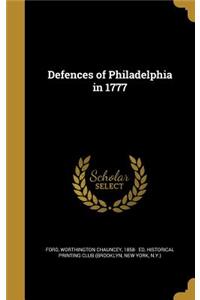 Defences of Philadelphia in 1777