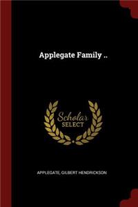Applegate Family ..